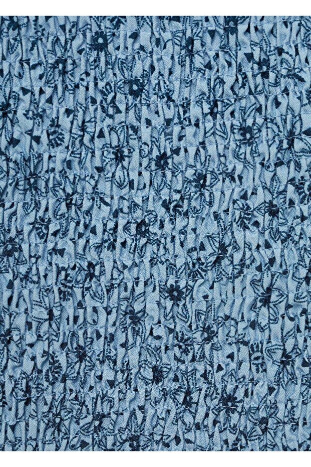 Patterned asymmetrical blouse - 7