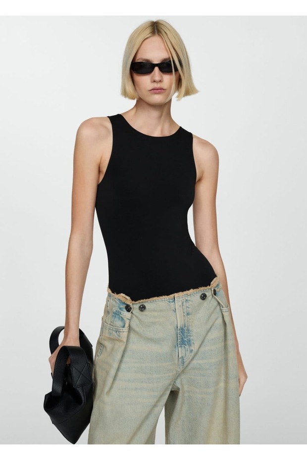 Sleeveless Bodysuit - 1