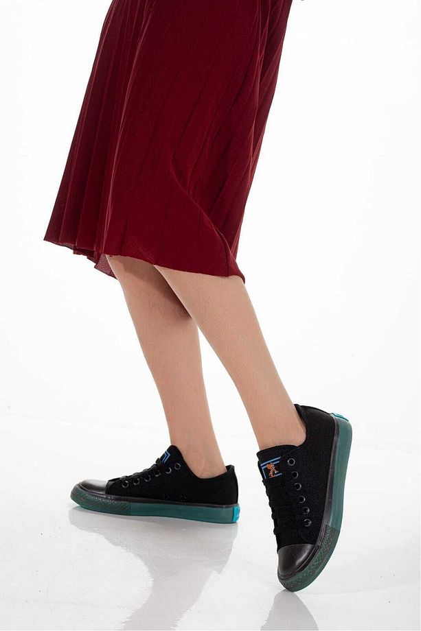 Modatalika Kadın Renkli Taban Sneaker - 1