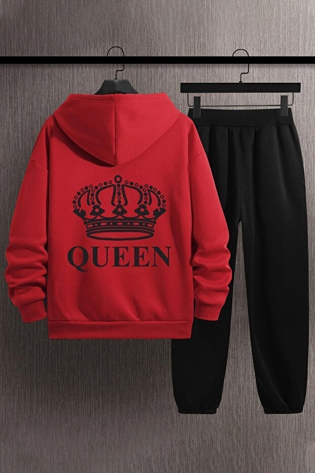 Unisex Quenn Printed Tracksuit Set