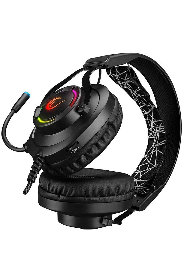Rm-k18 Double Siyah Usb 7.1 Rgb Ledli Gaming Oyuncu Mikrofonlu Kulaklık - 4