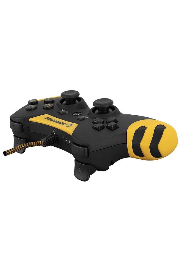 Rampage Sg-r218 Ps3/ Pc X Input Sarı Renk Usb 1.8m Hasır Kablolu Oyun Kolu Joypad - 4