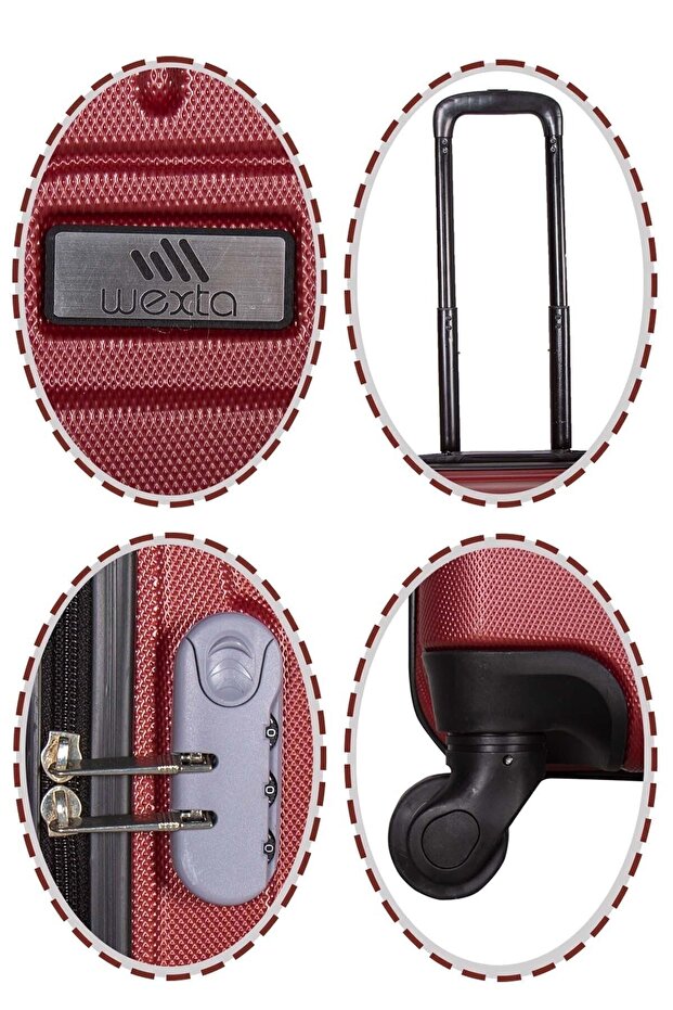 Wx-230 Bordo Orta Boy Valiz - 6
