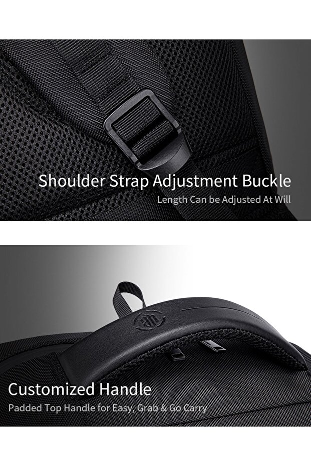 B00111 Model Black Backpack - 7