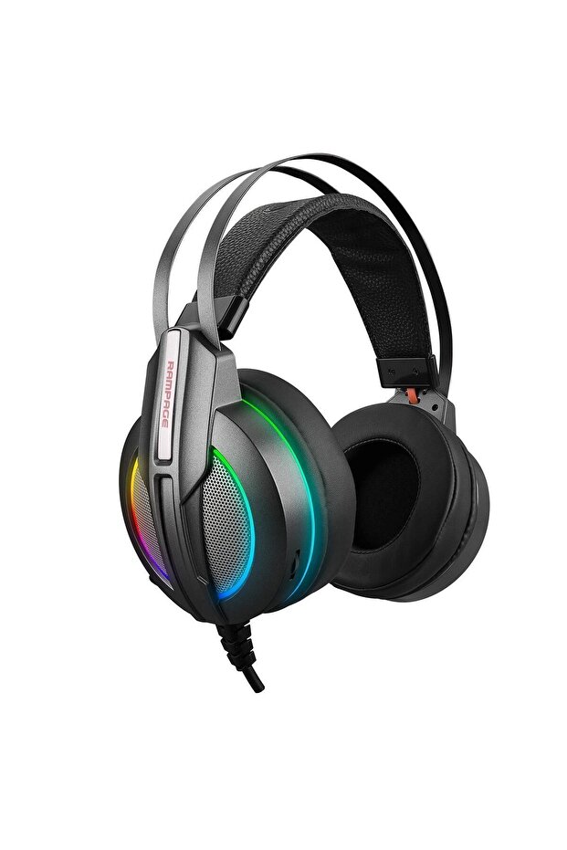 Rm-k6 Stark Usb 7.1 Double Rgb Efekt Metalik Gri Surround Gaming Oyuncu Mikrofonlu Kulaklık - 2