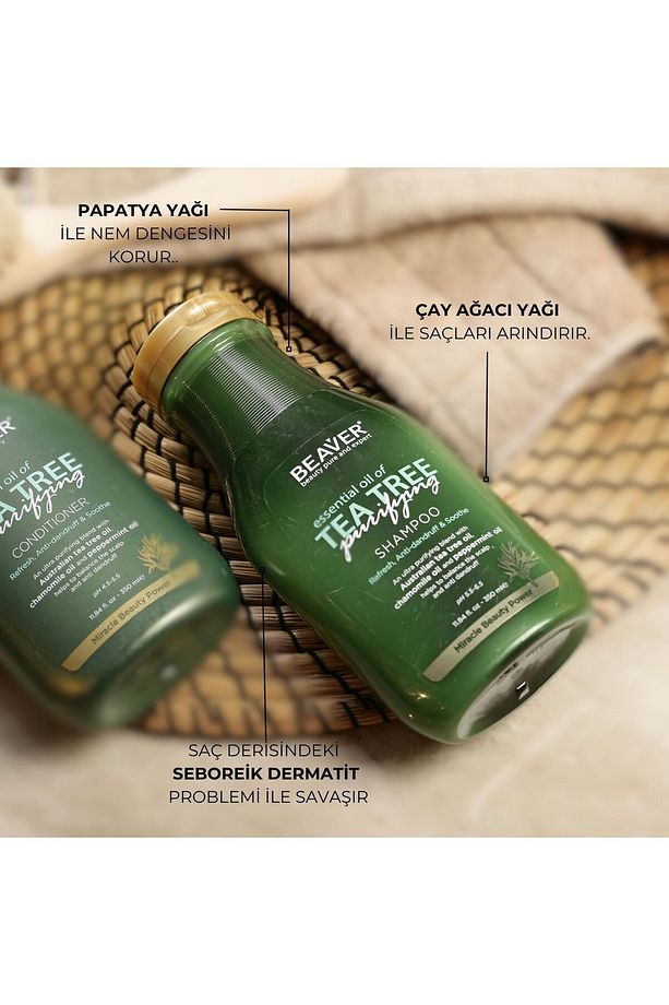 Tea Tree Shampoo Çay Ağacı Özü Içeren Şampuan 350 Ml - 3