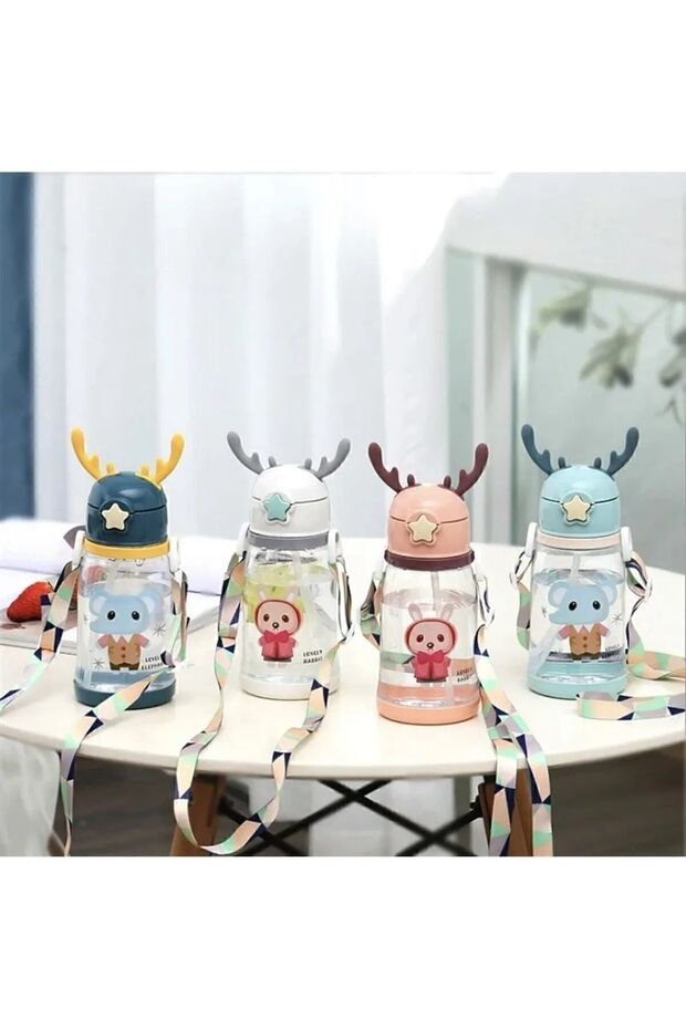 Kawai Model Water Bottle Water Bottle Deer Model Bpa-Free Water Bottle