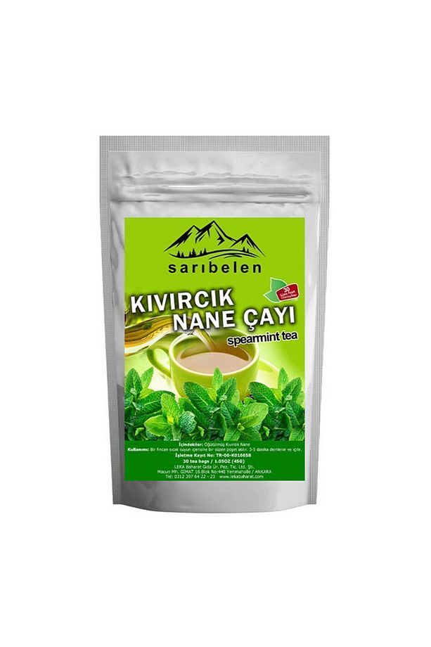 Kıvırcık Nane Çayı Pcos & Sindirim Dostu Spearmint Tea 45 G 30 Süzen Poşet - 6