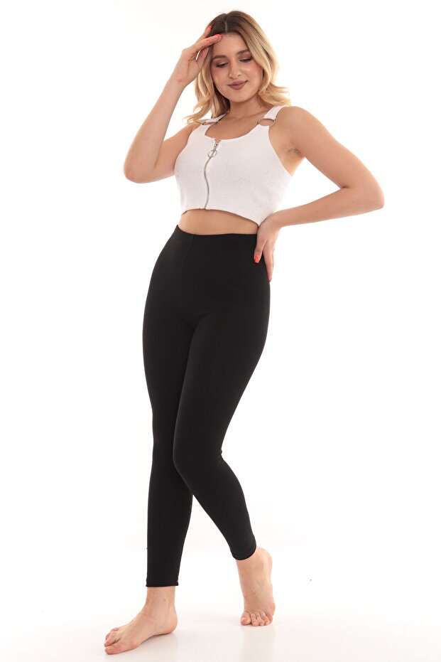 Şardonlu Termal Içlik Unisex Pamuklu Termal Tayt - 5