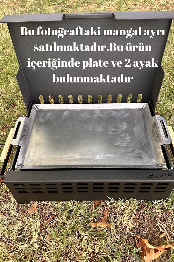 Ateş Üstü Karbon Çelik Plate (Buff Katlanır Mangal ile uyumludur) - 6