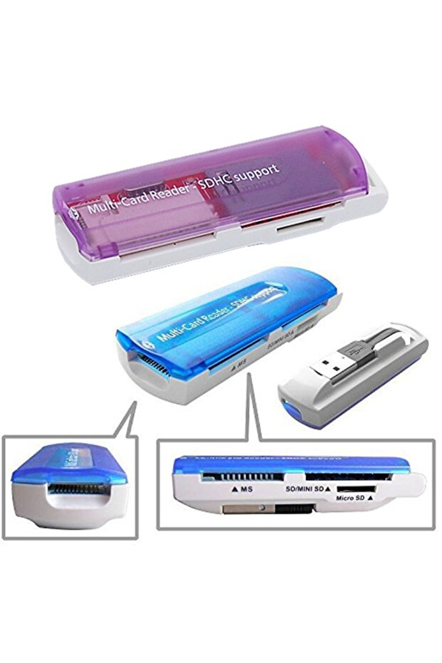 قارئ بطاقة USB قارئ بطاقة الذاكرة المتعددة - 1