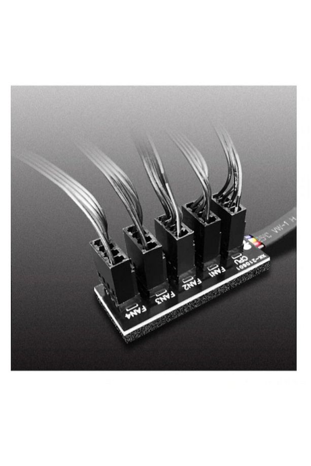 5 Port 4 Pin Fan Çoklayıcı Kablo - 4 Pin Pwm Fan Kontrol Kablosu - 1