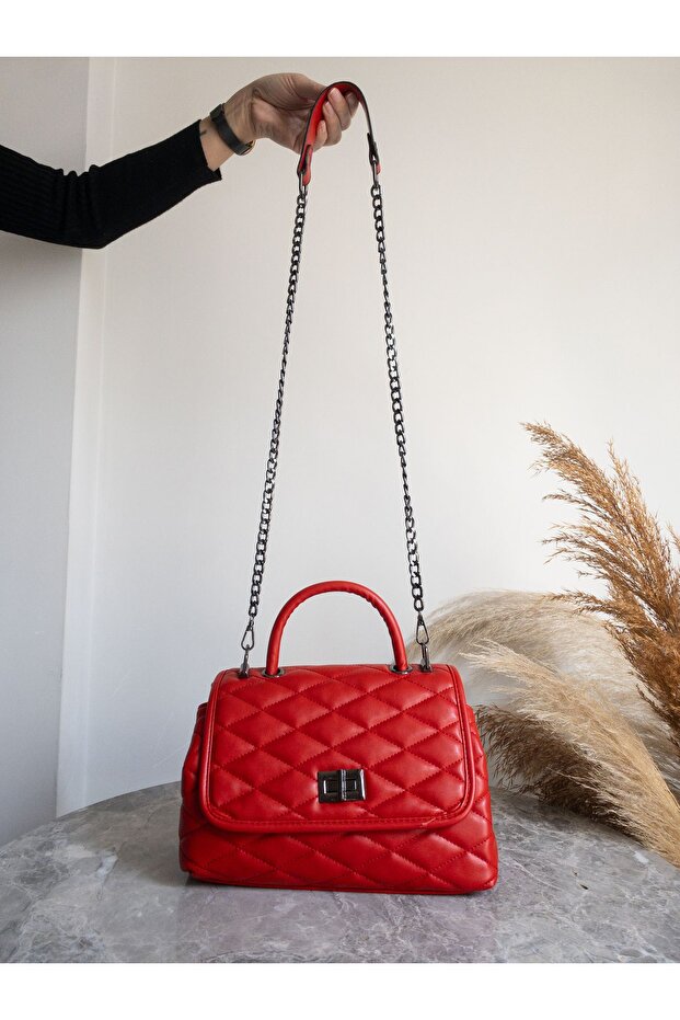 خياطة حقيبة اليد والكتف منقوشة - 2