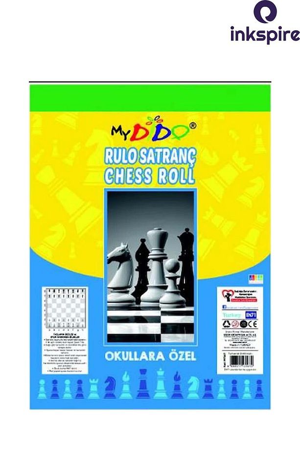 Rulo Satranç Takımı Okullara Özel 1 Paket Kutulu Satranc Seti Chess Roll Çocuklar İçin Satranç Oyunu - 2