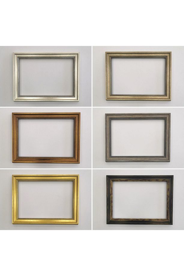Standart A4 Çerçeve 21,0 X 29,7 Cm Iç Ölçü. Camlı Dekoratif Çerçeve - 7