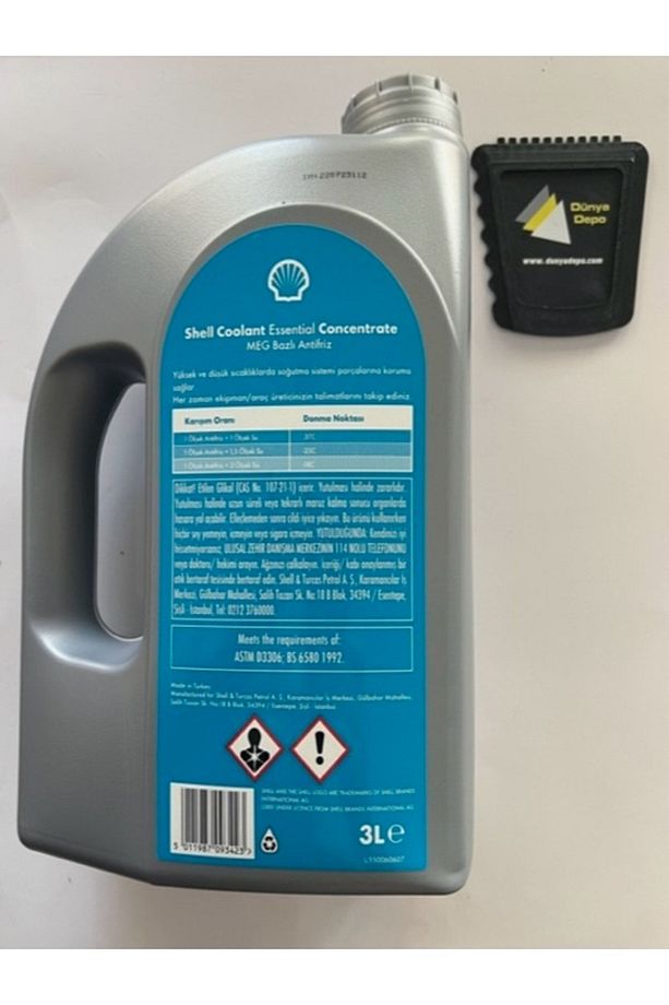 Coolant Mavi Antifiriz Konsantre 3lt - 2