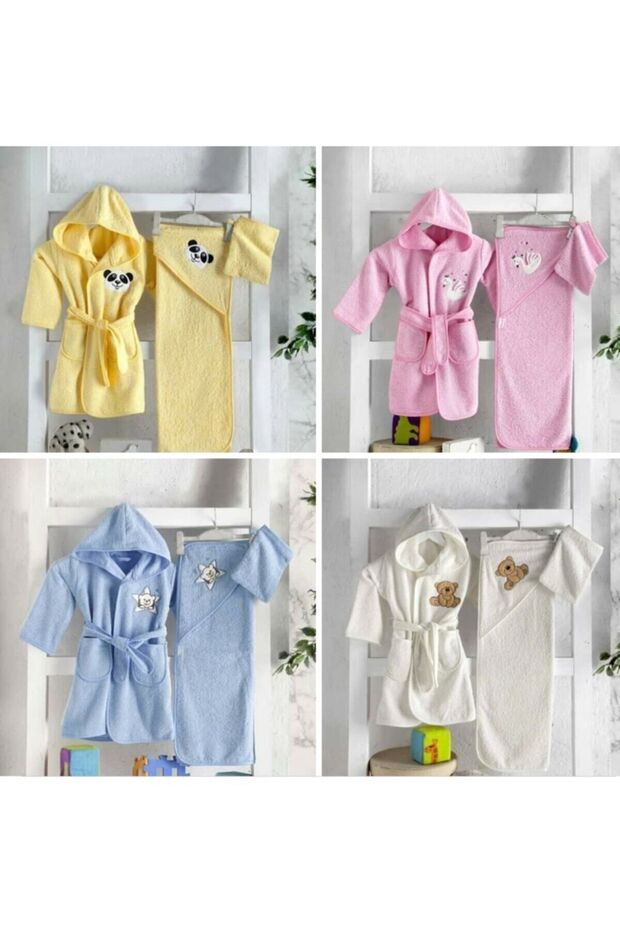 Bebek Bornoz Seti - 4