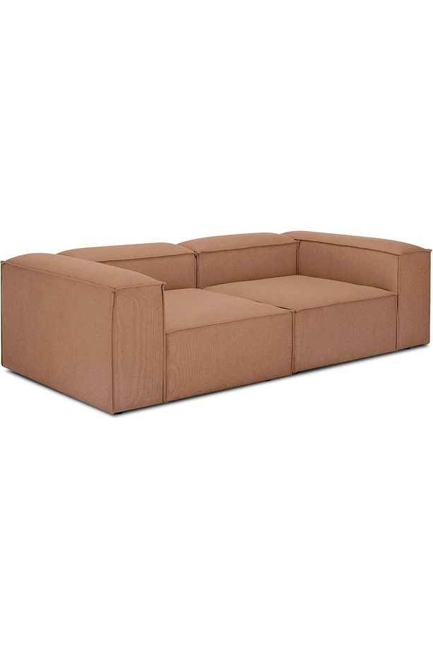 Mode Soft Ikili Kanepe Koltuk 2 Modül 33 Numara Kiremit Keten Kumaş (DAİRENİZE TESLİM) - 3