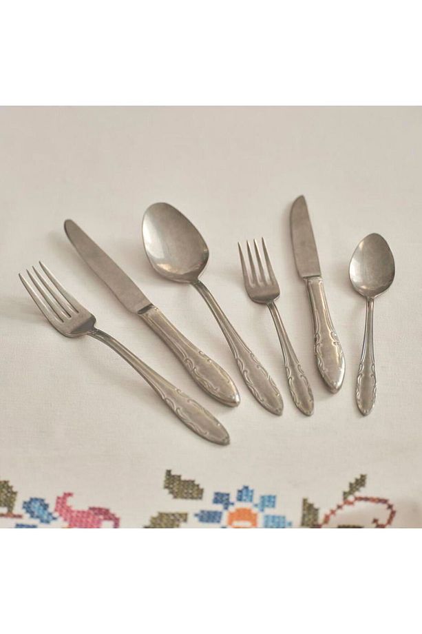 Vintage Porselen 48 Parça 6 Kişilik Yemek Takımı Full paket - 3