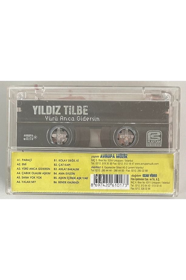 Yıldız Tilbe Yürü Anca Gidersin Kaset (orjinal Dönem Baskı) - 2