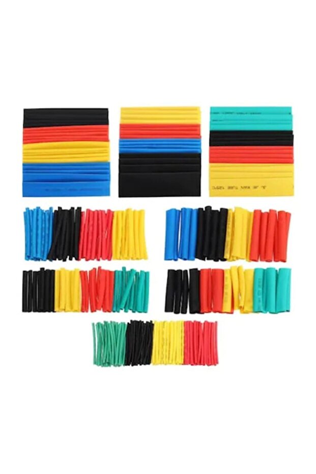 Makaron Seti 328 Adet (ısı Polyolefin Shrink Boru) 5 Renk Lodos - 1