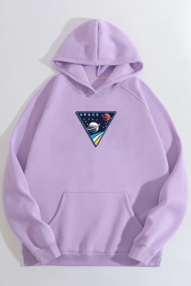 Unisex Space Printed Sweatshirt