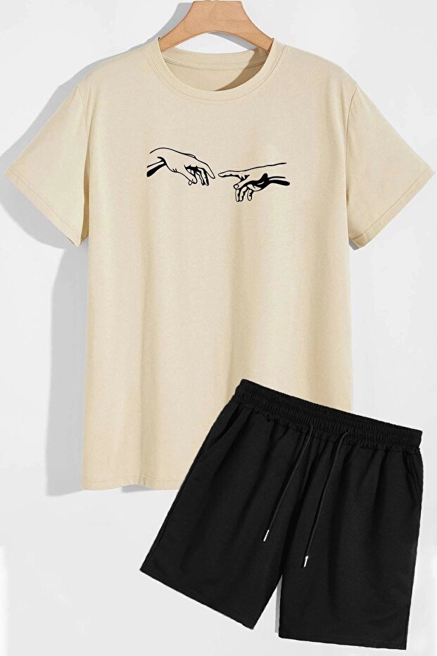 Michelangelo Shorts T-shirt Tracksuit Set