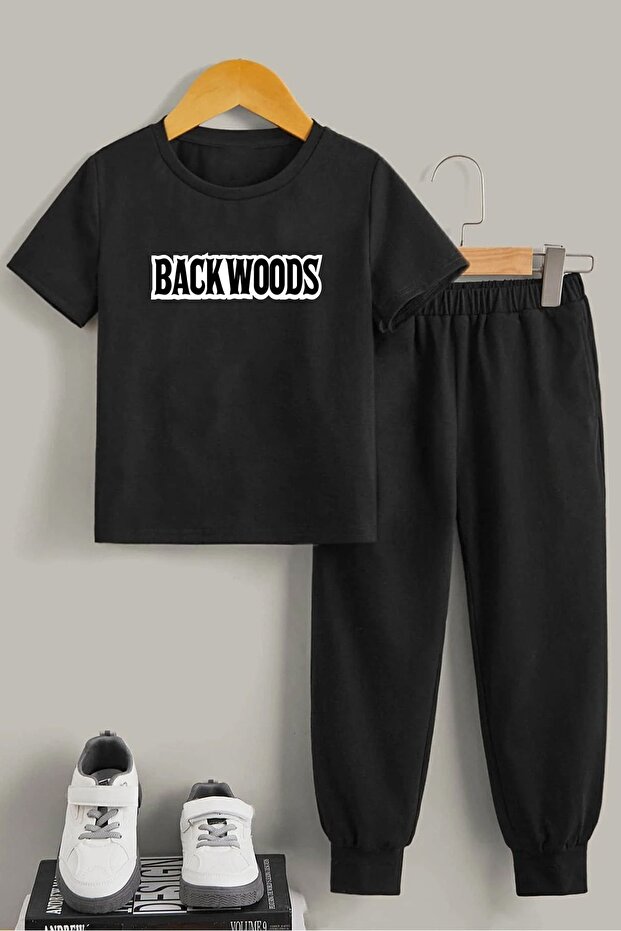 Kids Backwoods Bottom - طقم بدلة رياضية علوية