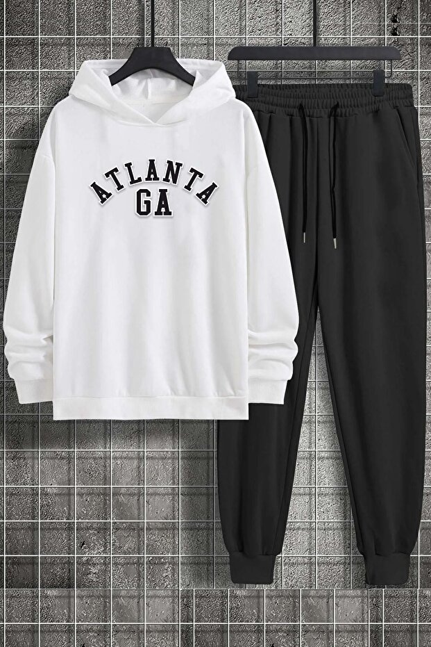 Unisex Atlanta Printed Tracksuit Set