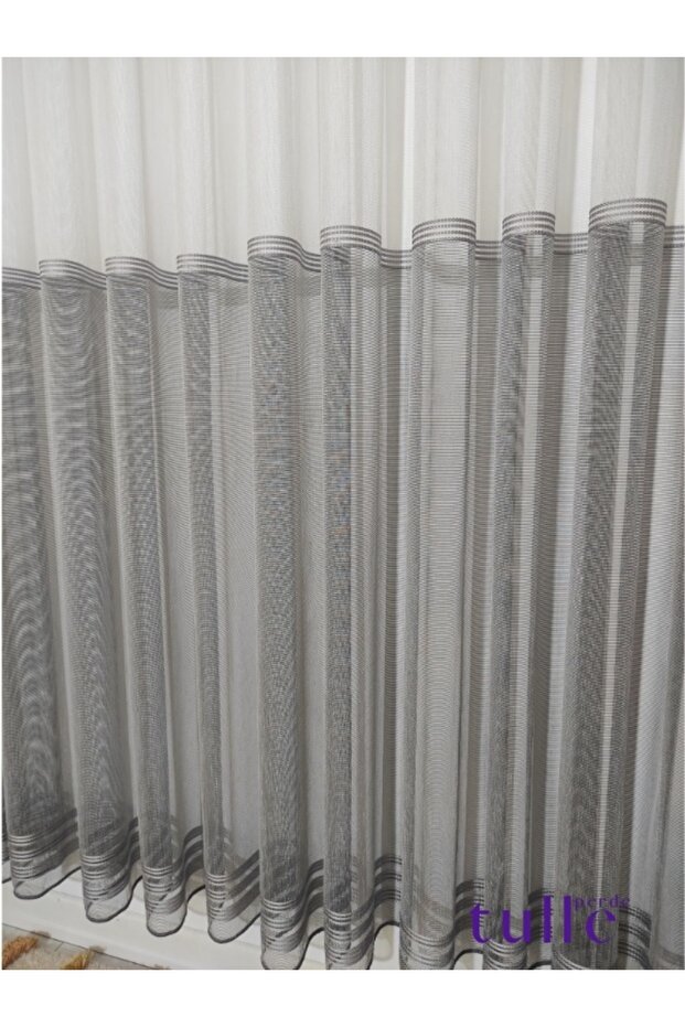 Haliç Etekli Bantlı Tül - 7