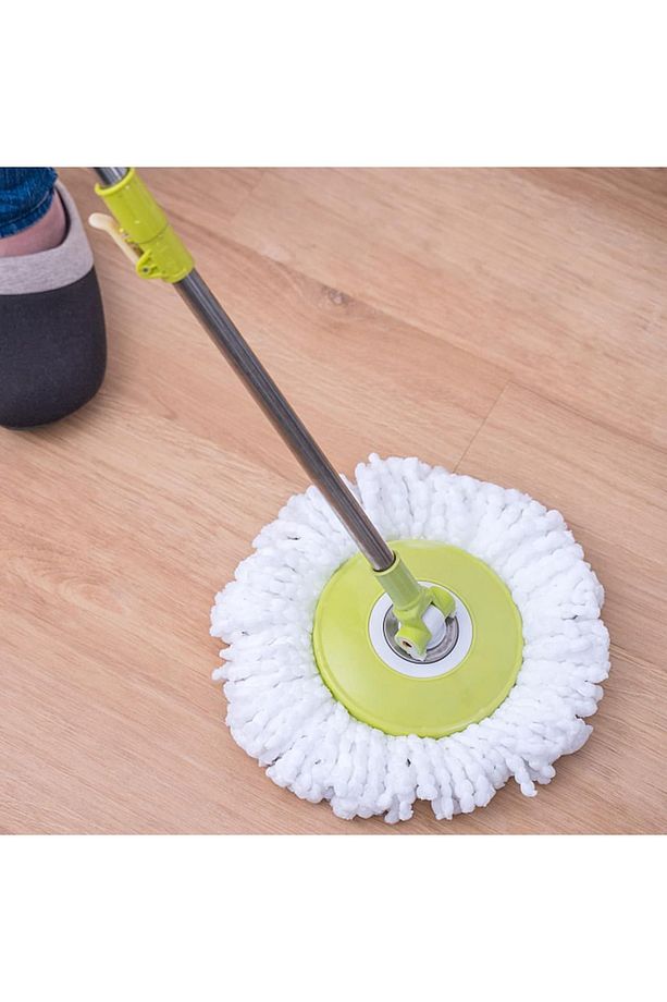 Paspas Başlığı, 360° Dönebilen Yuvarlak Döner Mikrofiber Yedek Başlık, Evrensel Döner Paspas Başlığı - 1