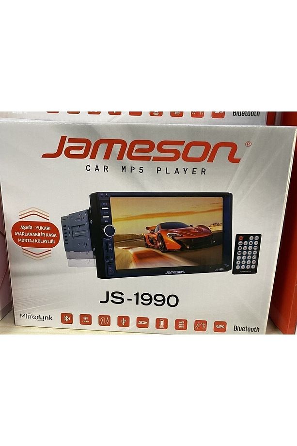 Js-1990 7inç Ince Kasa Ayarlanır Ekran Dabıl Teyp Uyumlu Cpr Sound - 2