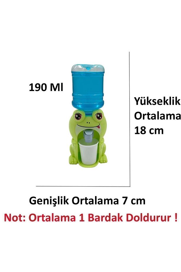 Global Toy Joy - Mini Su Sebili, Tanklı Içecek Sebili, Musluk Ve Standlı, 190 ml Masaüstü - 2