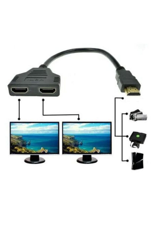 Hdmi Çoklayıcı Splitter 1 Giriş 2 Çıkış - 3