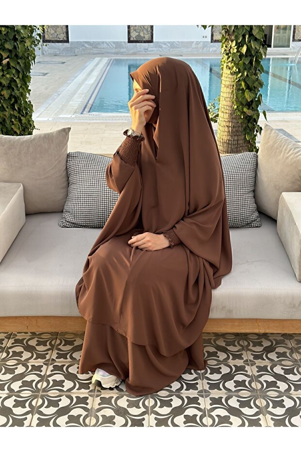Needle Veil Set Brown