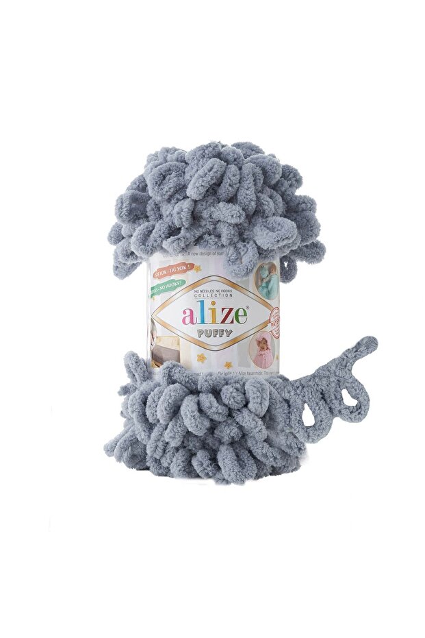 (5 Pieces) 428 Medium Gray Hand Knitting Threads Panduf Blanket Yarn Weft Cardigan Mop Yarn