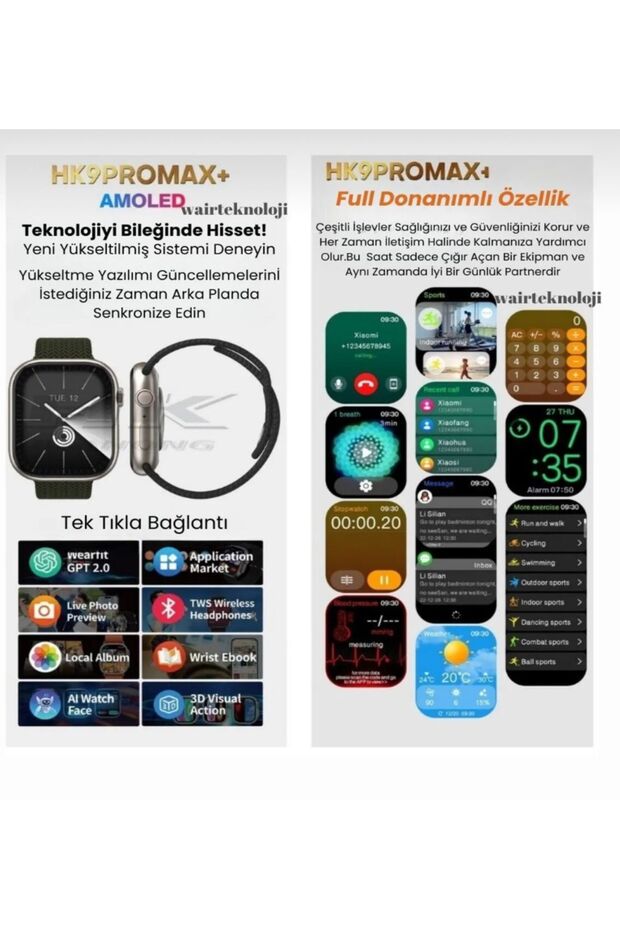 Hk9 pro + akıllı saat - 5