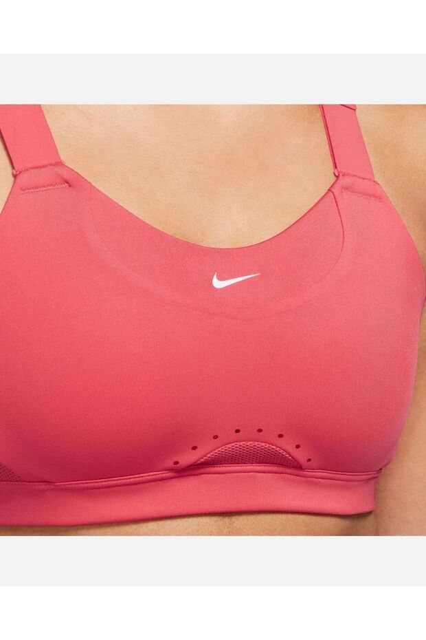 Dri-Fit Alpha High-Support Padded Adjustable Training Nar Çiçeği Kadın Bra - 3