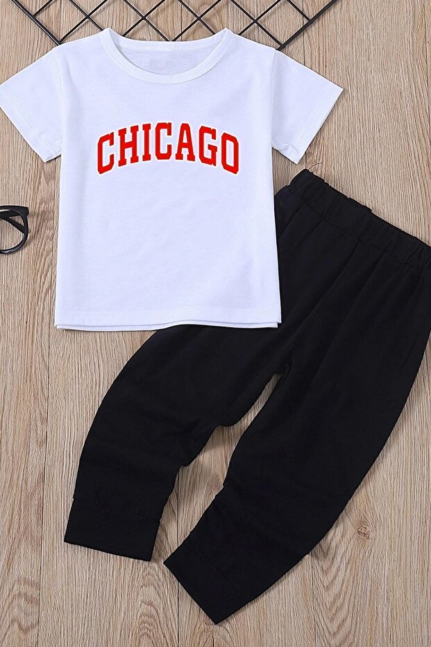 Kids Chiago Bottom - Top Tracksuit Set