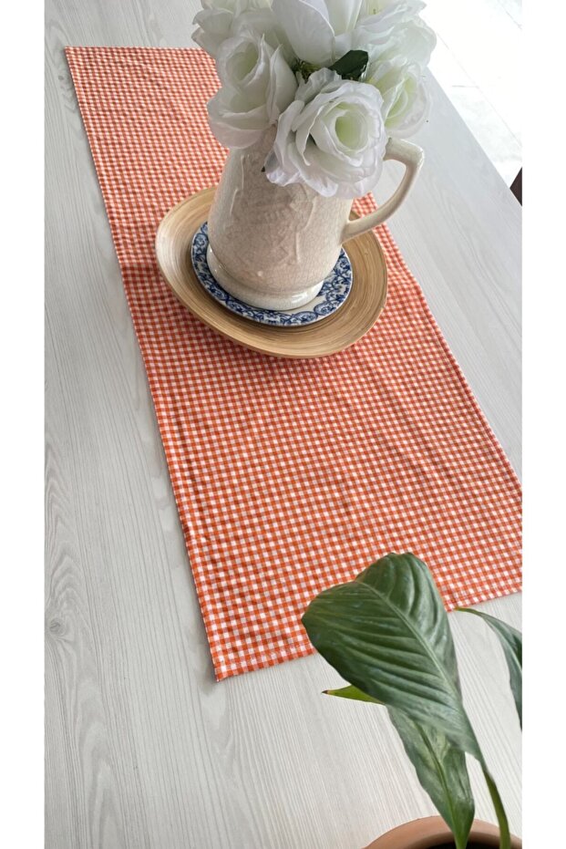 عداء جينجهام برتقالي 40x100 سم - 1
