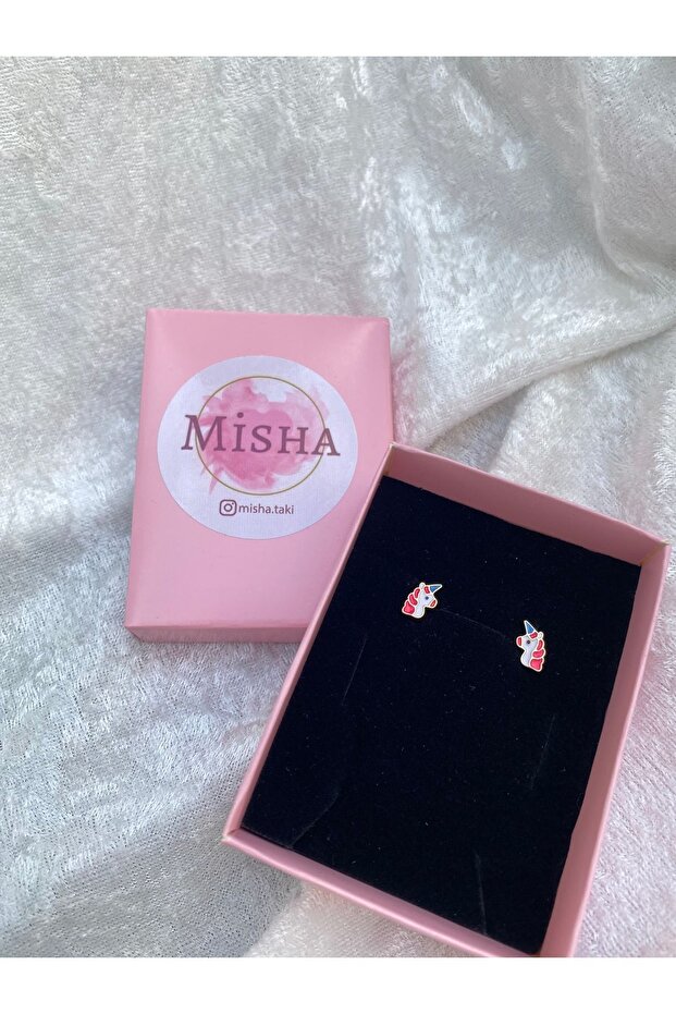 MİSHA Unicorn Çocuk Küpesi - 1