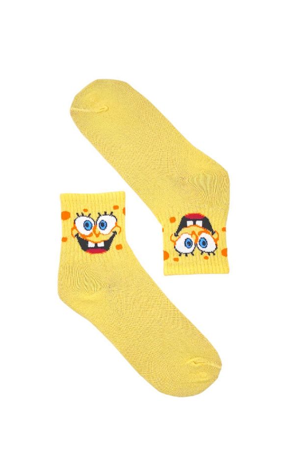 Unisex Sponge Bob Kolej Çorap - 2