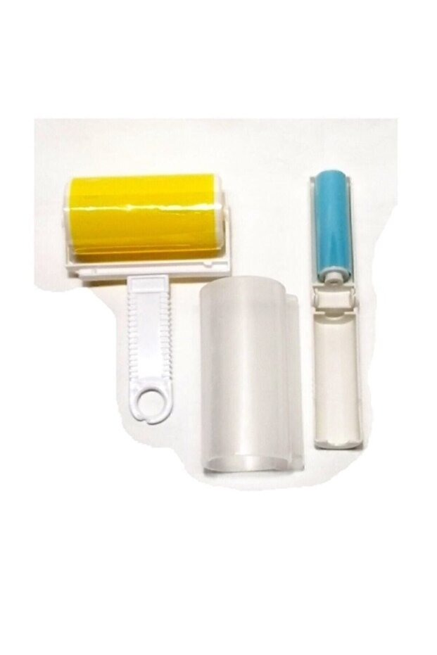 أسطوانة جمع الغبار والوبر اللاصقة القابلة للغسل (مجموعة من قطعتين) - 1