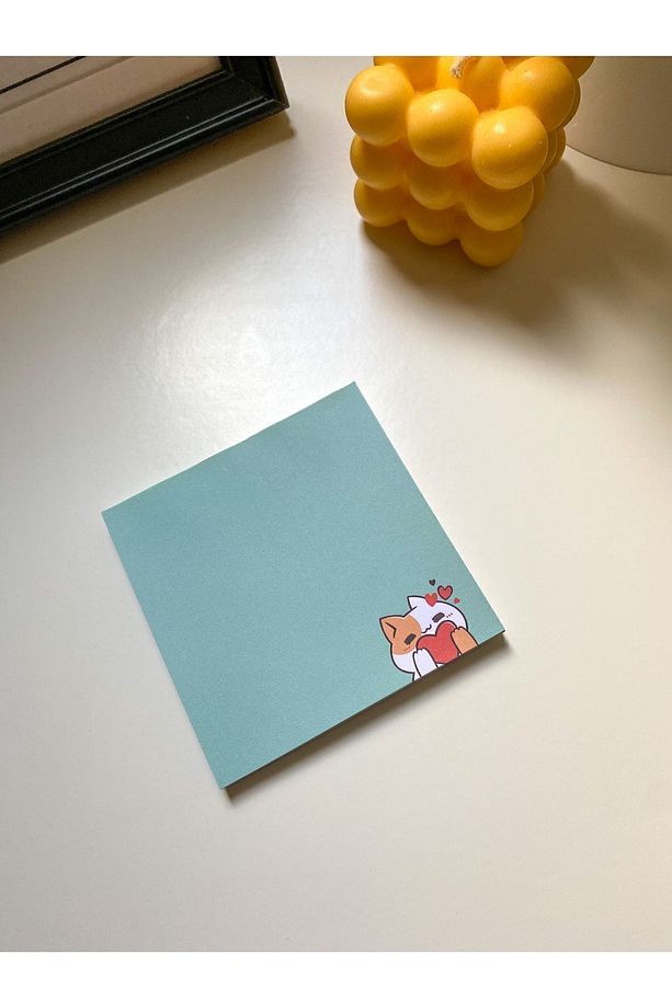 4'lü Set Kedi Desenli Kawaii Memopad Bloknot Defter Planlayıcı Notepad - 4