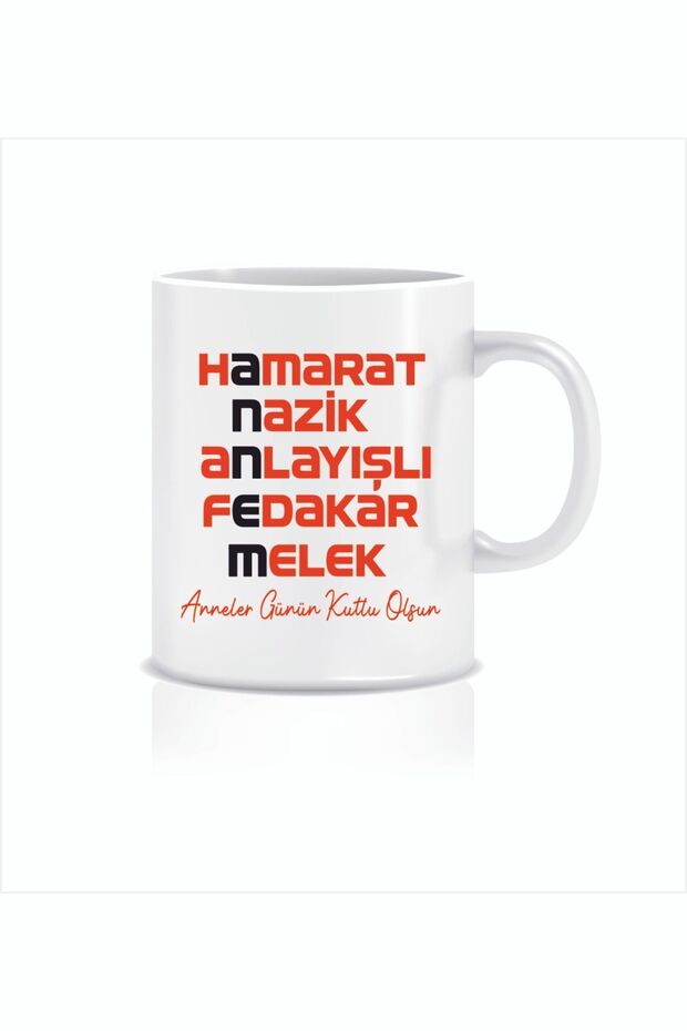 كوب / كوب مطبوع عليه شعار Mom Meaning