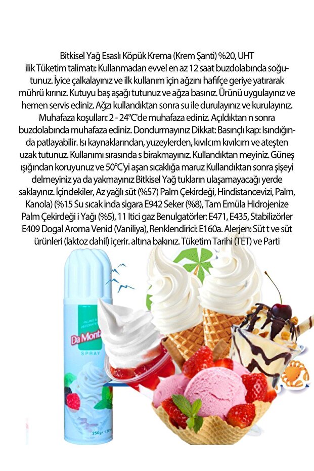 Bitkisel Sprey Krema 250 gr - 4