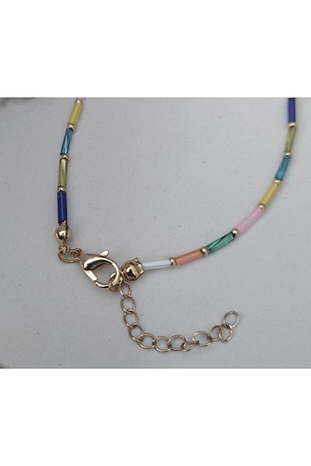 Kadın Renkli Çubuk Halhal - 3