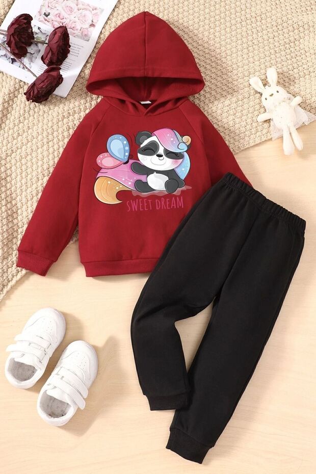 Kids Sweet Dream Panda Tracksuit Set