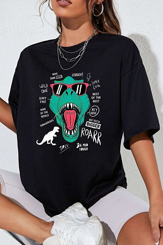 Unisex T - Rex Printed T-shirt