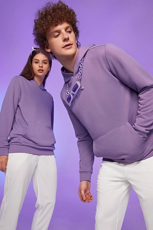 Unisex Cotton Chardon Hooded Sweatshirt